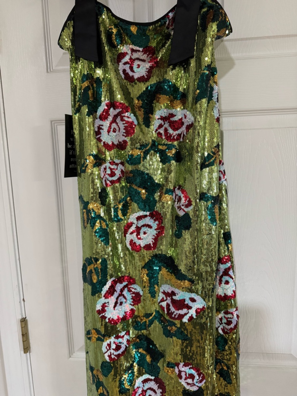 Tuckernuck Wedding Guest Dress Radiant Floral Sequin Roxy NWT Size Large - Picture 7 of 11